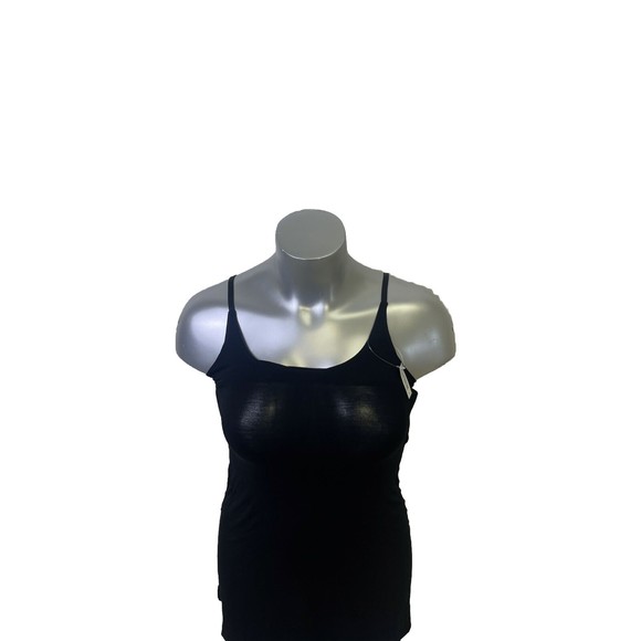 Adore Me Women's Suzie Soft Cozy Sleepwear Slip Black Size Medium - Picture 1 of 5